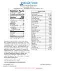 40003723 J&J Strawberry Churro Nutrition 40003723 J&J Strawberry Churro Nutrition