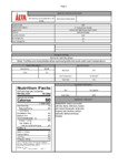 402 6 inch yellow corn tortilla Nutrition