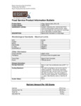 Nutrition Sheet