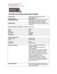 Nutrition Sheet