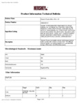 Nutrition Sheet