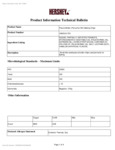 Nutrition Sheet