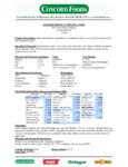 41349 RTU Strawberry Topping Nutrition