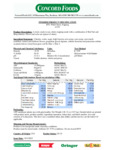 41351 RTU Wild Cherry Topping Nutrition 41351 RTU Wild Cherry Topping Nutrition