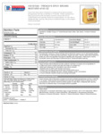 Spec Sheet / Nutrition 