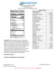 4185 J&J Churro Bites Nutrition