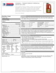 Spec Sheet / Nutrition Spec Sheet / Nutrition