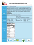 420 TORTILLA FLOUR 14in Nutrition