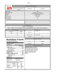429 6 inch White Thin Tortilla Nutrition