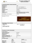 CHOCOLATE DECORATION HAPPY ANNIVERSARY