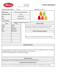 50270 5 Natural Flavor Gummi Bears_ 5lb Specification 1.19.23