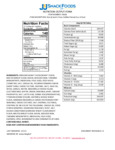 50624 J&J Pizza Stuffed Pretzel Nutrition