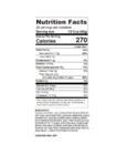 Capora Taro Frappe Mix Nutrition Information