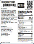 Fanale Honeydew Powder Mix Nutrition Fanale Honeydew Powder Mix Nutrition