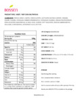 Bossen Fast Cook Tapioca Nutrition
