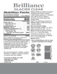 Monin Glacier Clear Nutrition