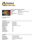 Brakebush Tender-Licious Uncooked Boneless Breaded Chicken Breast Tenderloins 5 lb. Bag Nutrition
