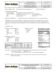 60420  100% Crushed Açai Berry Blend Nutrition