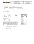 60421  100% Crushed Banana Nutrition