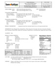 60436  100% Crushed Pineapple Blend Nutrition