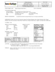 60453  Organic Raspberry Blend Nutrition