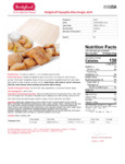 SOPAPILLA DOUGH BITES .34OZ Nutrition