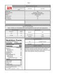 642 5 inch white corn Nutrition