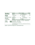 Lucky Long Grain Rice 50 lb Nutrition Label
