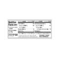 Hunsty Blanched Peanut Nutrition Label