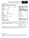 Mission 6" Red Corn Tortilla Nutrition Information