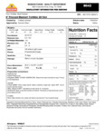 Mission 6" Pressed Mazina Tortillas Nutrition Information