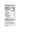 Adourne White Sparkling Sugar Nutrition