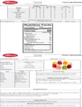 Albanese True to Fruit Nutrition Albanese True to Fruit Nutrition