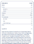 Nutrition Sheet