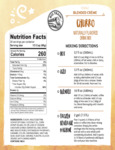 Big Train Churro Nutrition