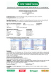 Oringer Chocolate Enrober Coating Nutrition Information