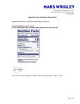Lifesavers® Wint-o-Green Nutrition