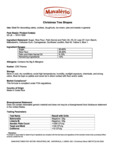 SPRINKLES SHAPES RED & GREEN CHRISTMAS TREES 10# MAVALERIO nutrition information