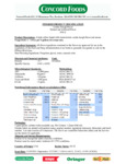 Oringer Cookie Dough Hard Serve Ice Cream Flavoring Nutrition Information