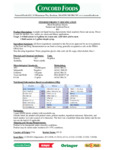 Oringer Black Raspberry Dream Soft Serve Ice Cream Flavoring Nutrition Information