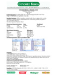 Oringer Peppermint Hard Serve Ice Cream Flavoring Nutrition Information