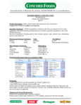 Oringer Pistachio Hard Serve Ice Cream Flavoring Nutrition Information