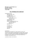 Nutrition Sheet
