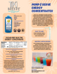 Tiki Breeze Sugar-Free Blue Tiki Nutrition