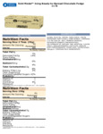 ICING RTU CHOCOLATE FUDGE 11# GOLD MEDAL nutrition information ICING RTU CHOCOLATE FUDGE 11# GOLD MEDAL nutrition information
