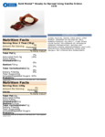 ICING RTU VANILLA CREME 11# GOLD MEDAL nutrition information ICING RTU VANILLA CREME 11# GOLD MEDAL nutrition information