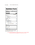 Capora 750 mL Lavender Flavoring Syrup Nutrition Information