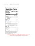 Capora 750 mL Cane Sugar Flavoring Syrup Nutrition Information
