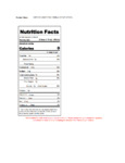 Capora 750 mL Sugar Free Vanilla Flavoring Syrup Nutrition Information