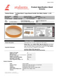 TART SHELL VANILLA LARGE ROUND 3.19" 45/CASE LA ROSE NOIRE nutrition
